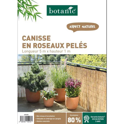 Extérieur tendance:Canisse en roseaux fendus botanic® - H 100 cm x 5 m