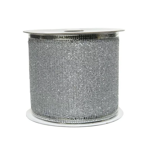 Jardin complet：Ruban argent en polyester - 270 x 6,30