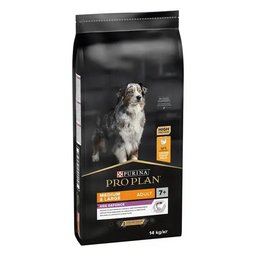 Extérieur utile:Croquette pour chien mature de taille moyenne au poulet Pro Plan - 14 kg