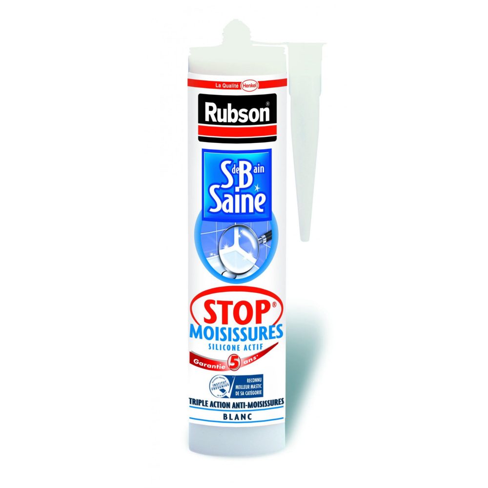 rubson Mastic antimoisissure RUBSON, blanc, 280 ml – 280 ml blanc
