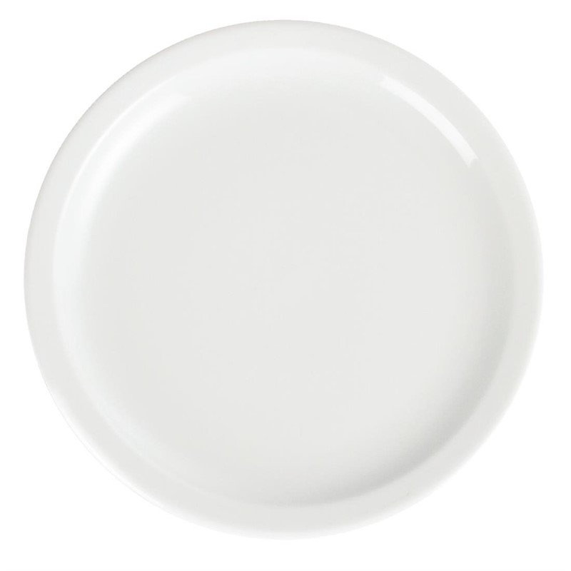Assiettes à Bord Étroit Blanches 230( )mm Olympia – lot de 12