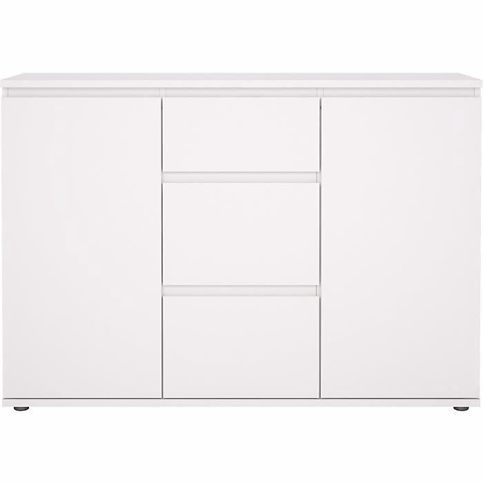 Buffet – Blanc, 2 portes, 3 tiroirs