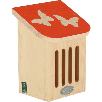 Maison à insectes en bois Pochoir (Papillons)