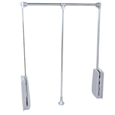 Penderie rabattable chromée pour armoire Hang (Largeur réglable de 83 à 150 cm)