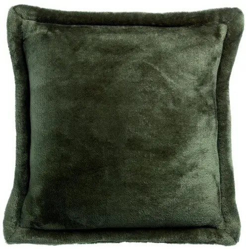 Fonctionnel au jardin:Coussin carré vert fougères en polyester Tender - 50 x 50 cm