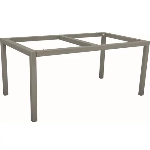 Pour vos extérieurs:Pied de table coloris gris graphite en aluminium Stern - 130 x 80 x 73 cm