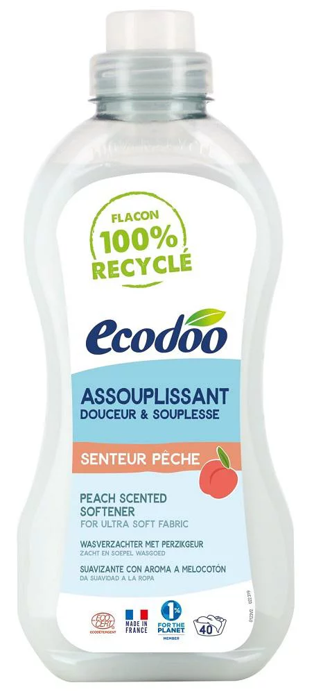 Idée simple：Assouplissant senteur pêche Ecodoo - 1 L