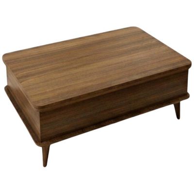 Table basse avec plateau modulable Dy Ada (Noyer)