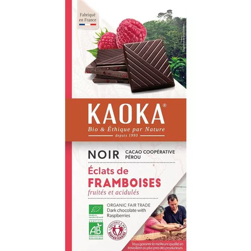 Solution extérieur:Chocolat noir 55% framboise 100 g