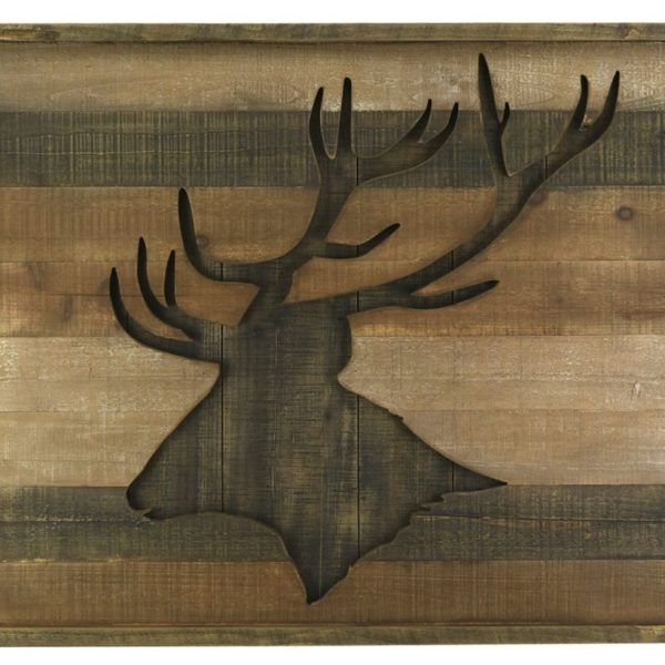 Cadre en bois Cerf