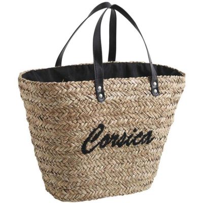 Sac cabas Corsica en jonc de mer