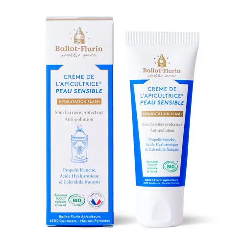 Choix au jardin：Crème apicultrice peau sensible 40 ml