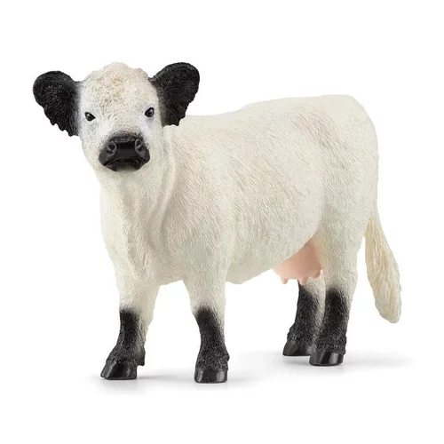 Pour le jardin:Vache Galloway multicolore Schleich - 13.3 cm