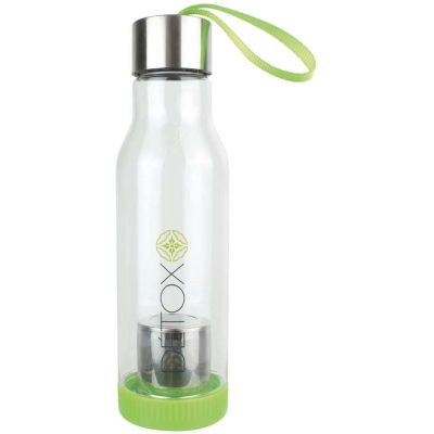 Bouteille détox avec infuseur de thé intégré 500 ml (Vert)