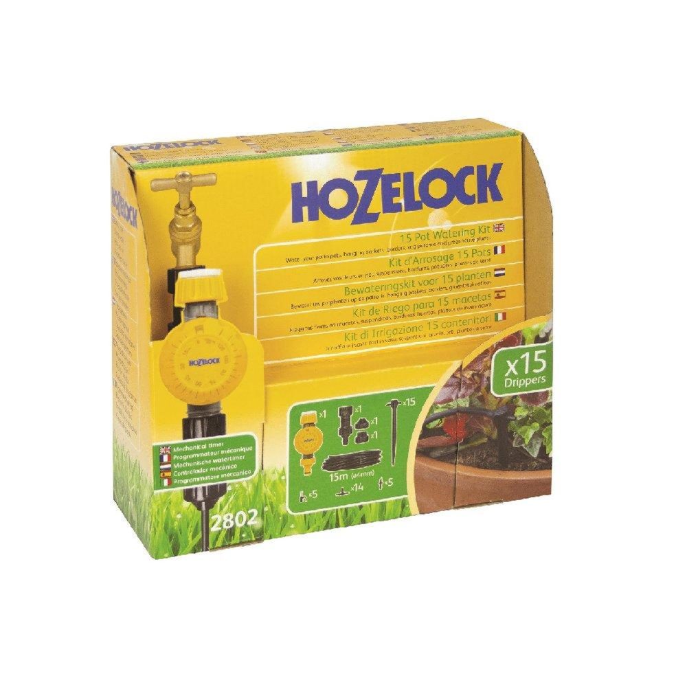 Hozelock Kit d'arrosage automatique Micro Irrigation 15 pots – Produits de jardinage