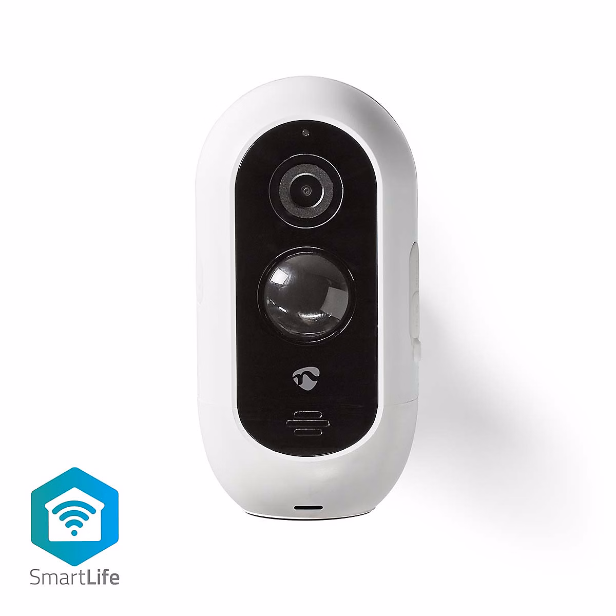 Caméra extérieure SmartLife Wi-Fi 1920 × 1080 IP65 Blanc NEDIS