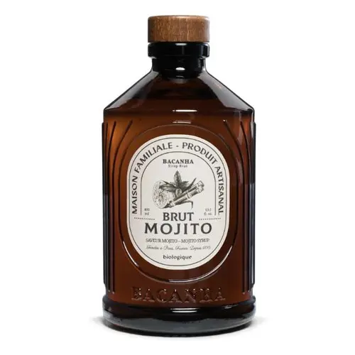 Essentiel extérieur：Sirop de mojito brut bio Bacanha - 400 ml