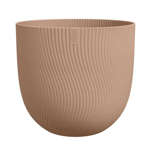 Idéal pour votre jardin:Pot en polypropylène argile froide Elho Sereh Round - Ø 47 x 40,1 cm