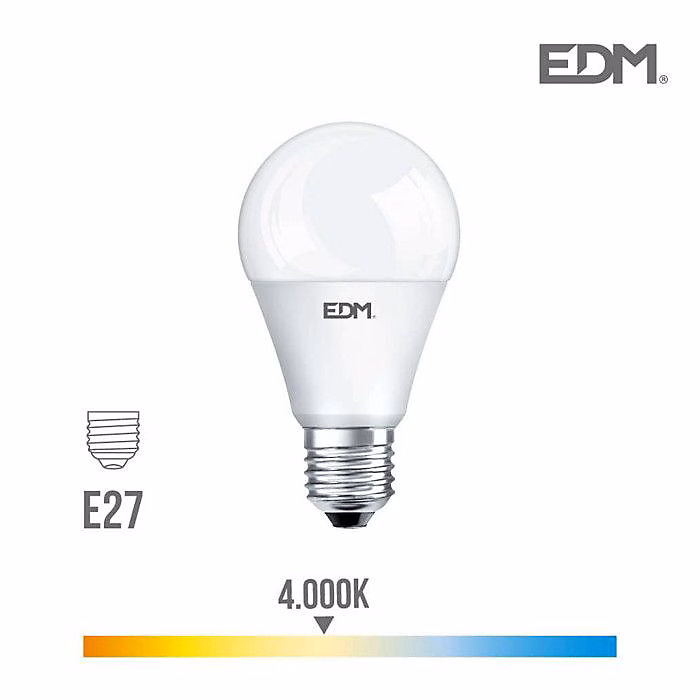 Ampoule LED standard E27 – EDM | 98712 | 20W | 2100 lm | 4000K