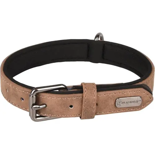 Bien pratique à l’extérieur：Collier Delu brun 31/39 x 2 cm