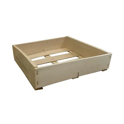 Pour vos projets jardin：Caissette en bois biodégradables pour semis Jany - 27,5 x 26,5 cm