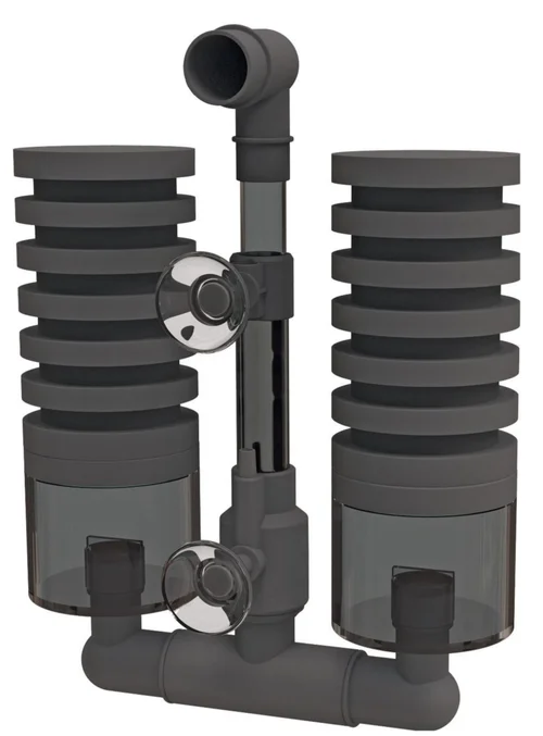 Essentiel jardin：Filtre à air avec mousses et chambre de filtration biologique pour petit aquarium ou bac d'élevage coloris noir SuperFish - Taille S