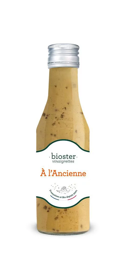 Adapté à votre jardin：Vinaigrette à l'ancienne bio Bioster - 25 cl