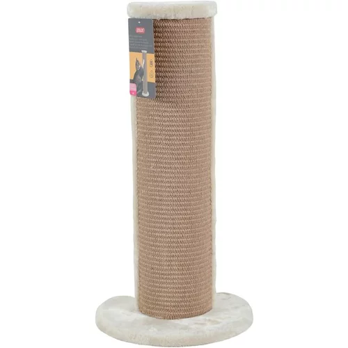 Un choix pratique pour le jardin：Griffoir mural d’angle à poser beige contreplaqué chanvre - 31 x 31 x 64 cm
