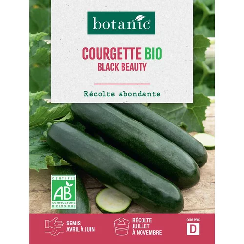 Pratique pour l’extérieur:Graines de courgette black beauty bio botanic® - graines à semer