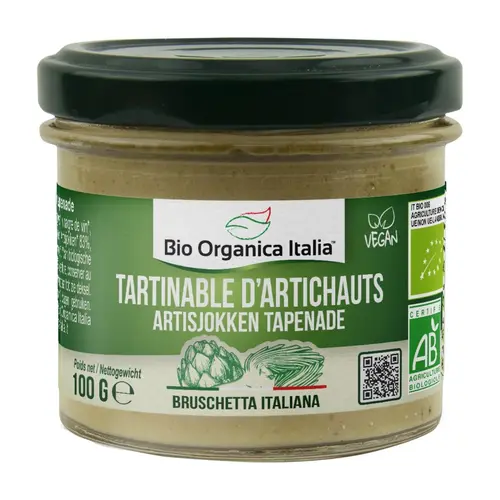 Fonctionnel au jardin:Tartinable bio d’artichauts Bio Organica - 100 g