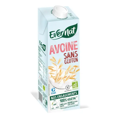 Pour mieux aménager votre jardin:Boisson bio à l’avoine sans gluten Evernat - 1 L