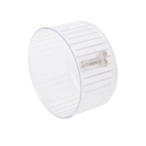Un choix pratique pour le jardin:Roue d'exercice pour le rongeur en plastique transparent Zolux Neo - 14 x 10 x 14 cm