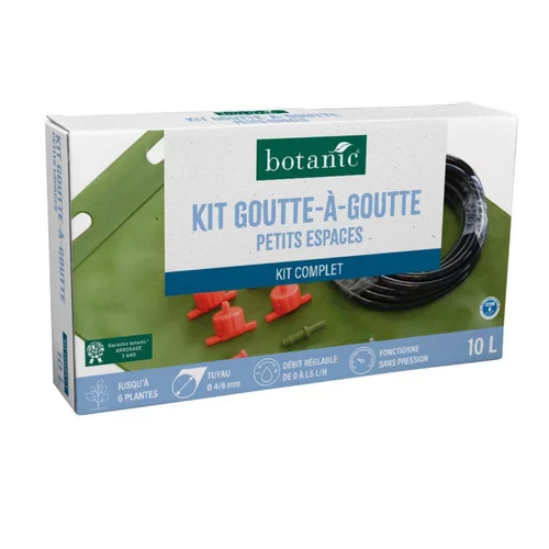 Pour un jardin à votre image：Kit goutte à goutte petits espaces botanic® - Kit gravitaire 10 L