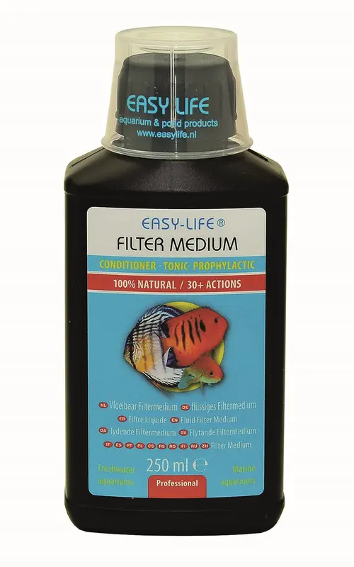 Essentiel maison：Filtre liquide d’entretien pour aquarium Easy-Life Filter Medium - 250 ml
