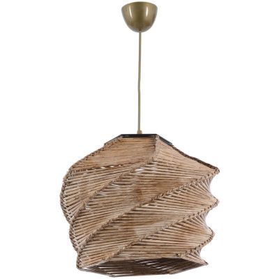Suspension imitation bambou Ruche
