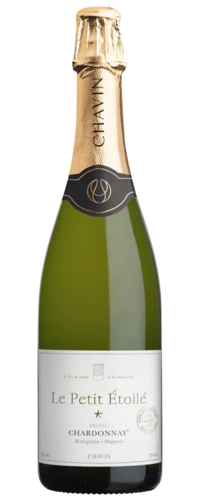 Pensé pour le jardin：Effervescent blanc chardonnay sans alcool Le petit étoilé - 75 cl