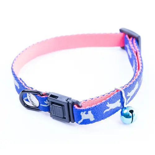 Un choix malin pour l’extérieur:Collier pour chat Cat Bi-color bleu