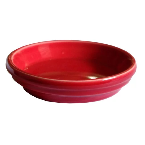 Pour mieux organiser vos extérieurs:Soucoupe pot horticole rouge Ø 24 x H3,5 cm