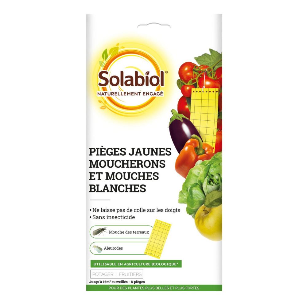 SOLABIOL Piège jaune moucheron et mouche blanche | jaune