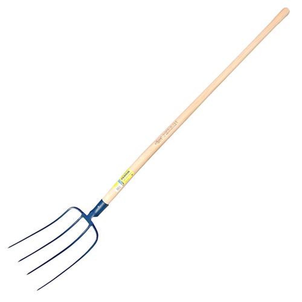 OUTILS PERRIN Fourche à fumier douille 4 dents emmanché – Outillage de jardin