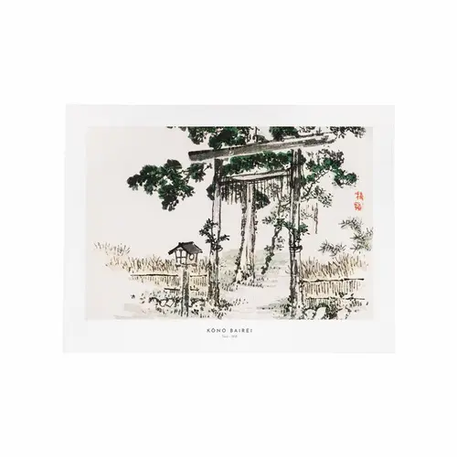 Choix au jardin：Affiche Torii - 30 x 40 cm