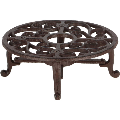 Dessous de plat chauffe-plat en fonte