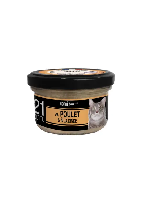 Nature au jardin：Cuisiné pour chat recette n°21 Poulet/Dinde