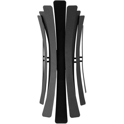 Applique métal en métal Linea (Noir)