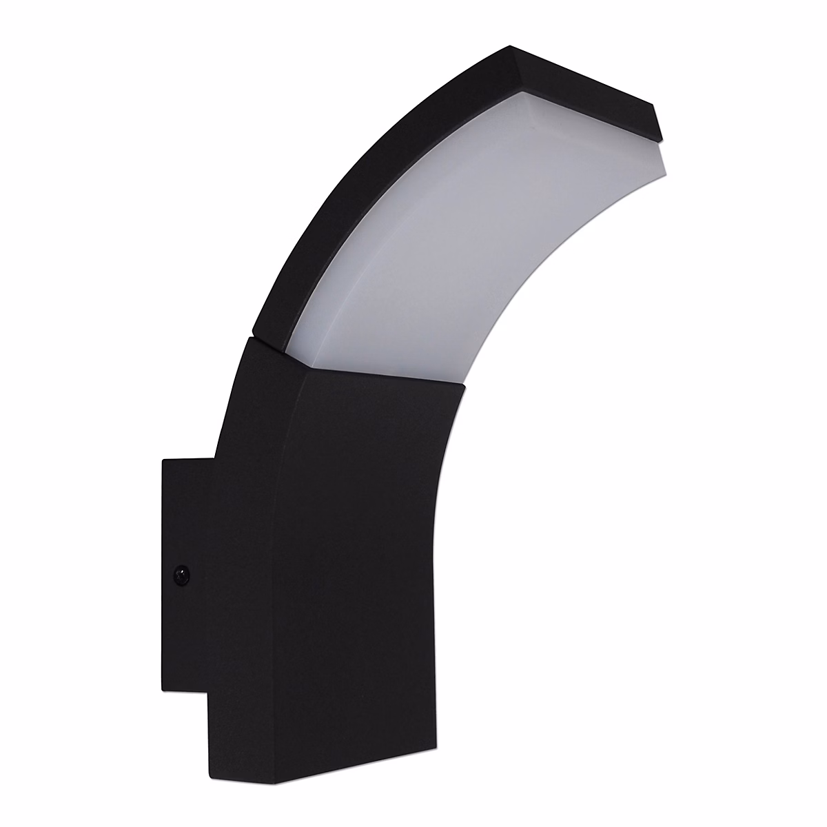 Applique murale d'extérieur LED 'ORBIS' – en métal et plastique anthracite, avec LED intégrée