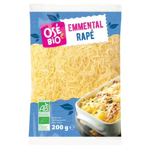 Maison & jardin:Emmental rapé Osé bio - 200 g
