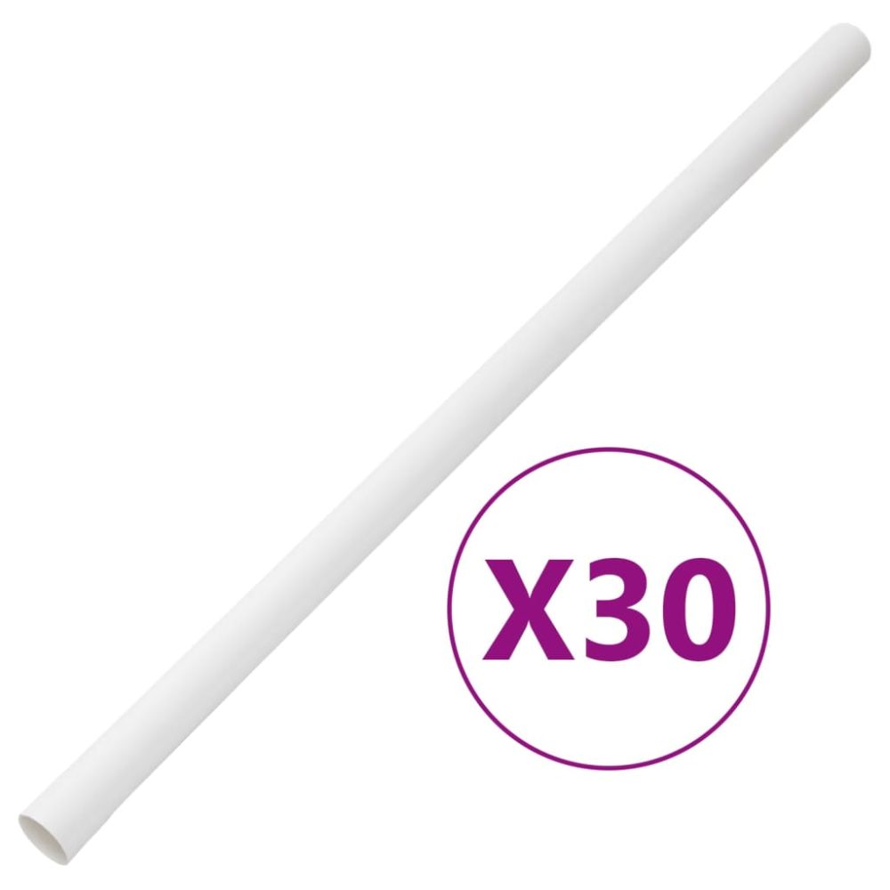 vidaXL Goulottes de câble diam.32 mm 30 m PVC – Matériel de jardin