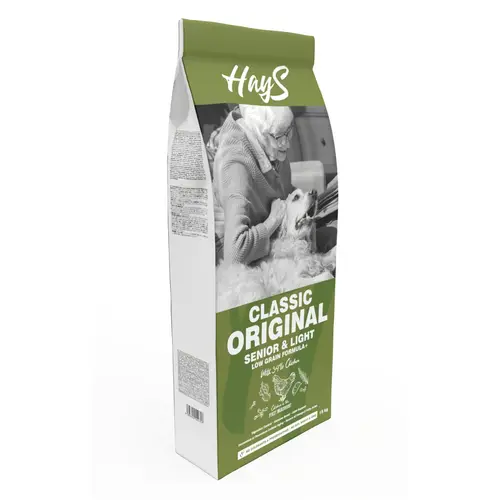 Indispensable au jardin:Croquette pour chien mature light au poulet Hays Classic - 15 kg
