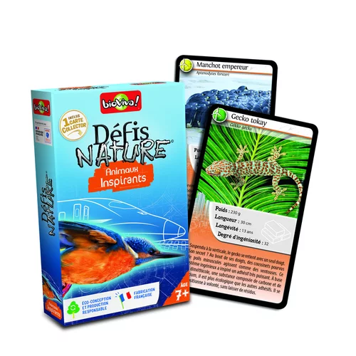 Jardin et pratique：Jeu de cartes Bioviva Animaux inspirants