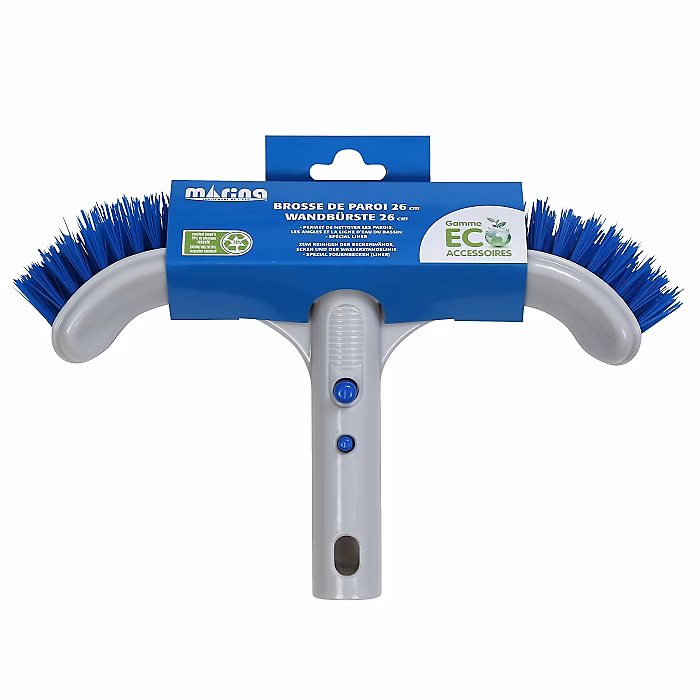 Brosse pour paroi de piscine 26 cm Marina – Réf. IMNECCMWW3907655109